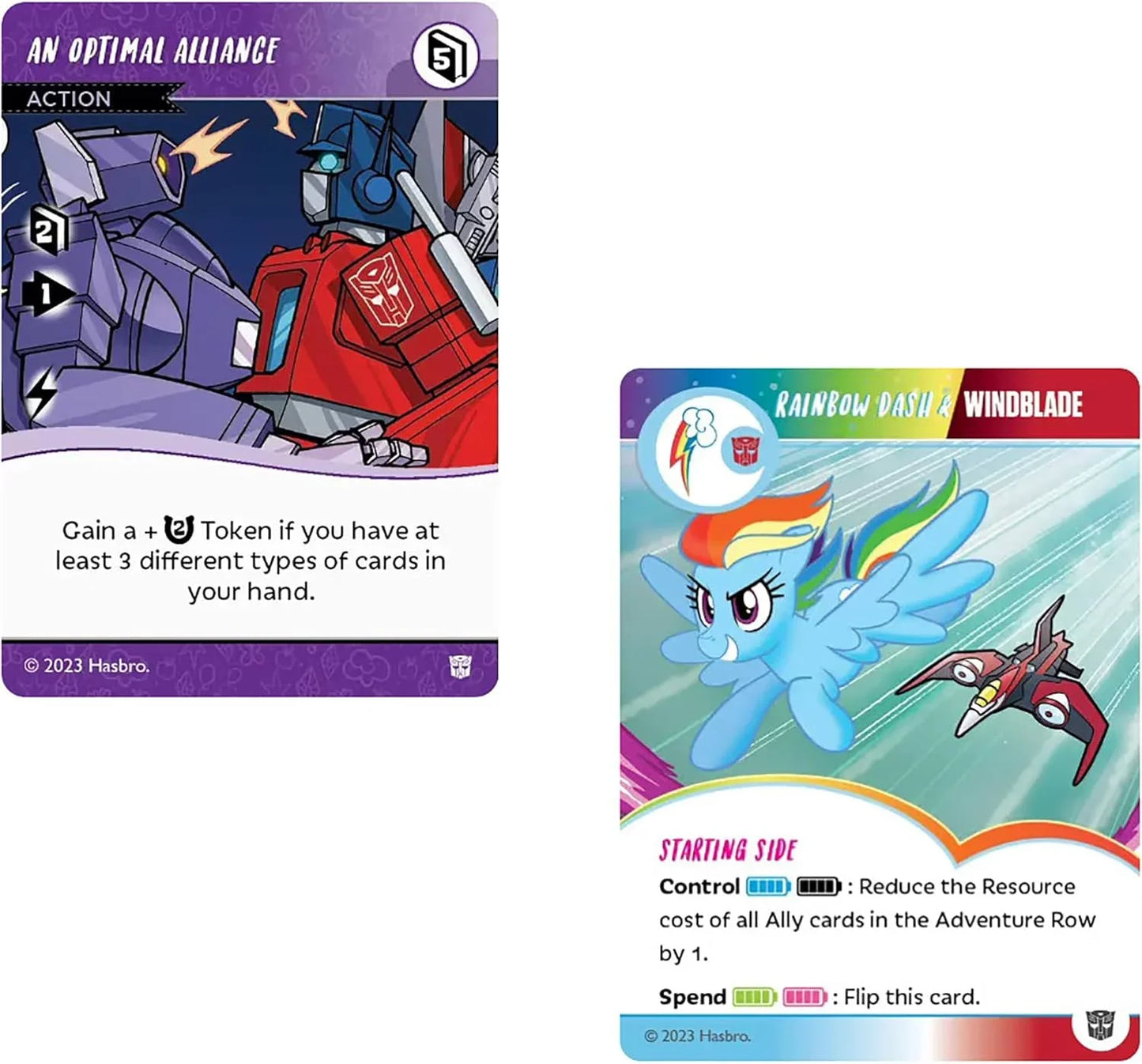 ボードゲーム My Little Pony Deck-Building Game Collision Course a Transformers Crossover Expansion ハズブロ エクエストリアとサイバトロンの融合 新戦略性 エネルゴ利用 強力タッグ チームデッキ構築 1-4人対象英語版 日本語説明書なし