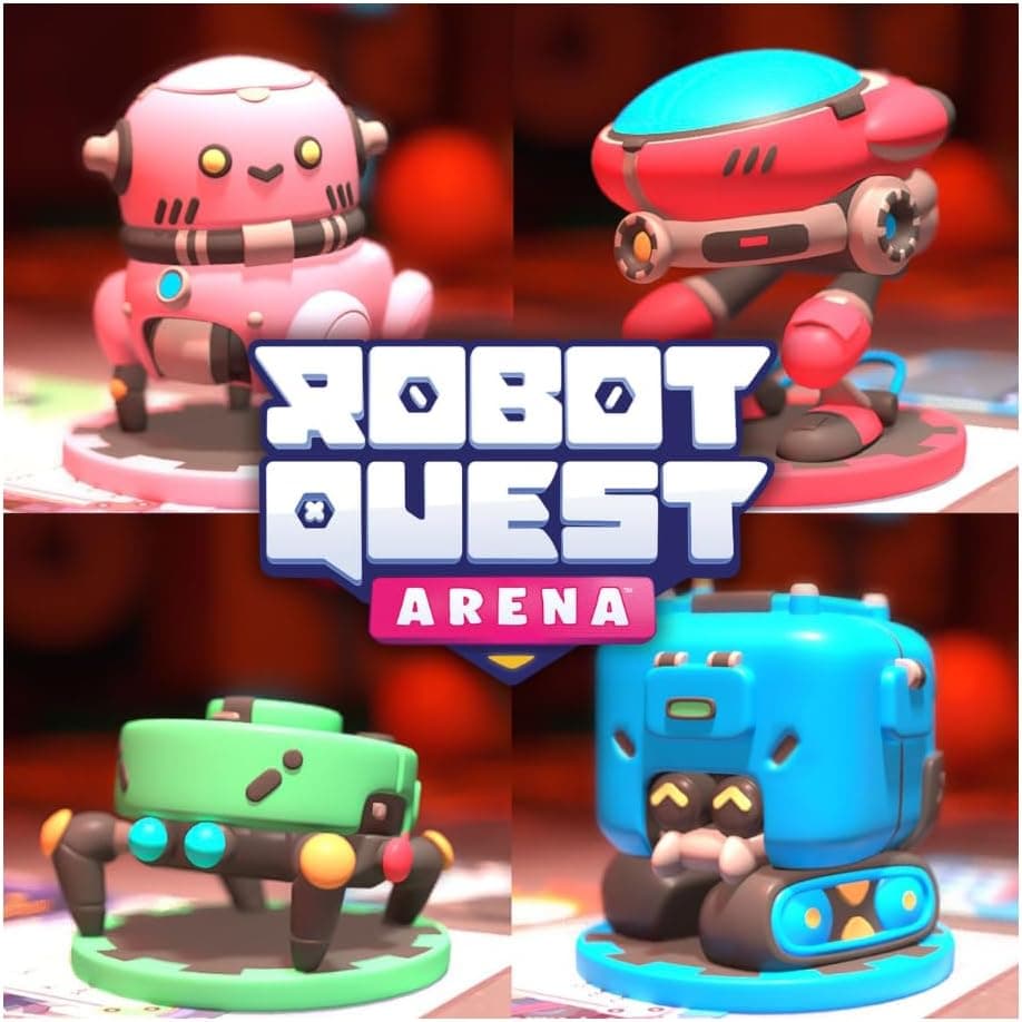 ロボット・クエスト・アリーナ【負けても即復活！脱落者ゼロの熱狂】新感覚のデッキ構築ボードゲーム