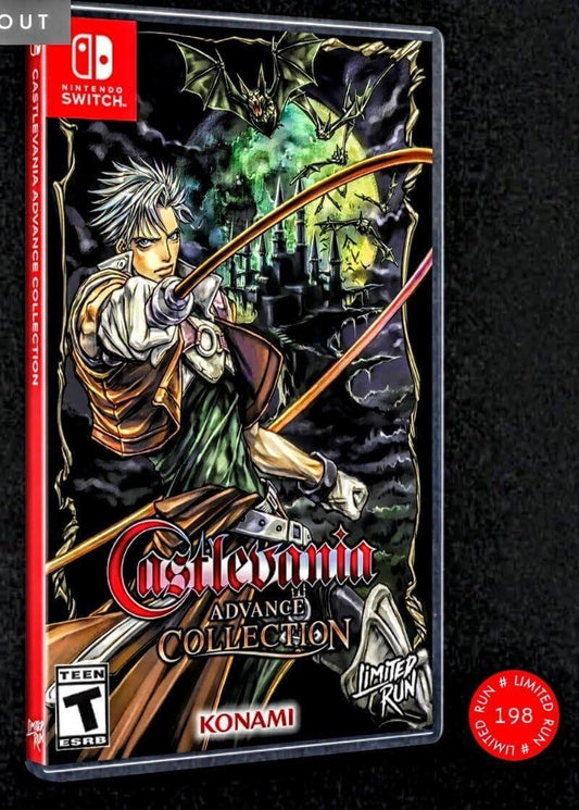 ゲームソフト キャッスルヴァニア アドバンスコレクション KONAMI 悪魔城ドラキュラシリーズ探索型アクション3作品と悪魔城ドラキュラXX ボーナスタイトル収録巻き戻しいつでもセーブ北米欧州日本版切替対応