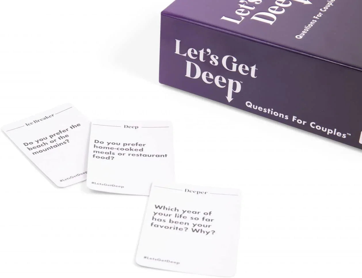 コミュニケーションカードゲーム Let’s Get Deep Aussie Edition 500枚質問カード カップル向け対話型パートナー関係深化ゲーム 心温まる絆発見 友人対応 英語表記 17歳以上推奨 デート会話促進 長年付き合い新発見 