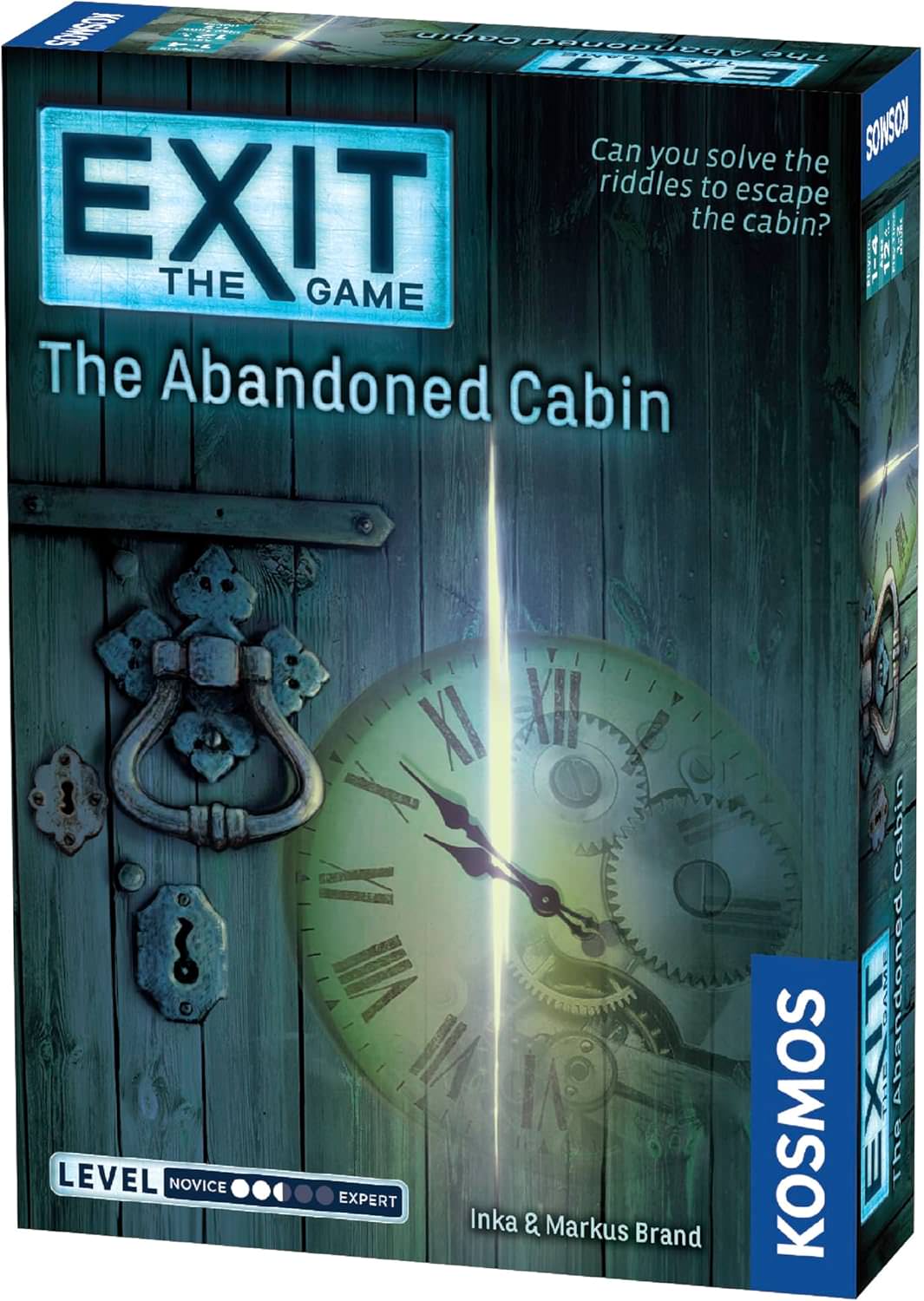 ボードゲーム Exit The Abandoned Cabin エグジット 廃墟の山小屋 Thames Kosmos ドイツ年間ゲーム大賞受賞 エスケープルーム体験 協力型謎解き ワンタイムプレイシステム 1-4名用 60-120分 12歳以上 脱出ゲーム 革新的