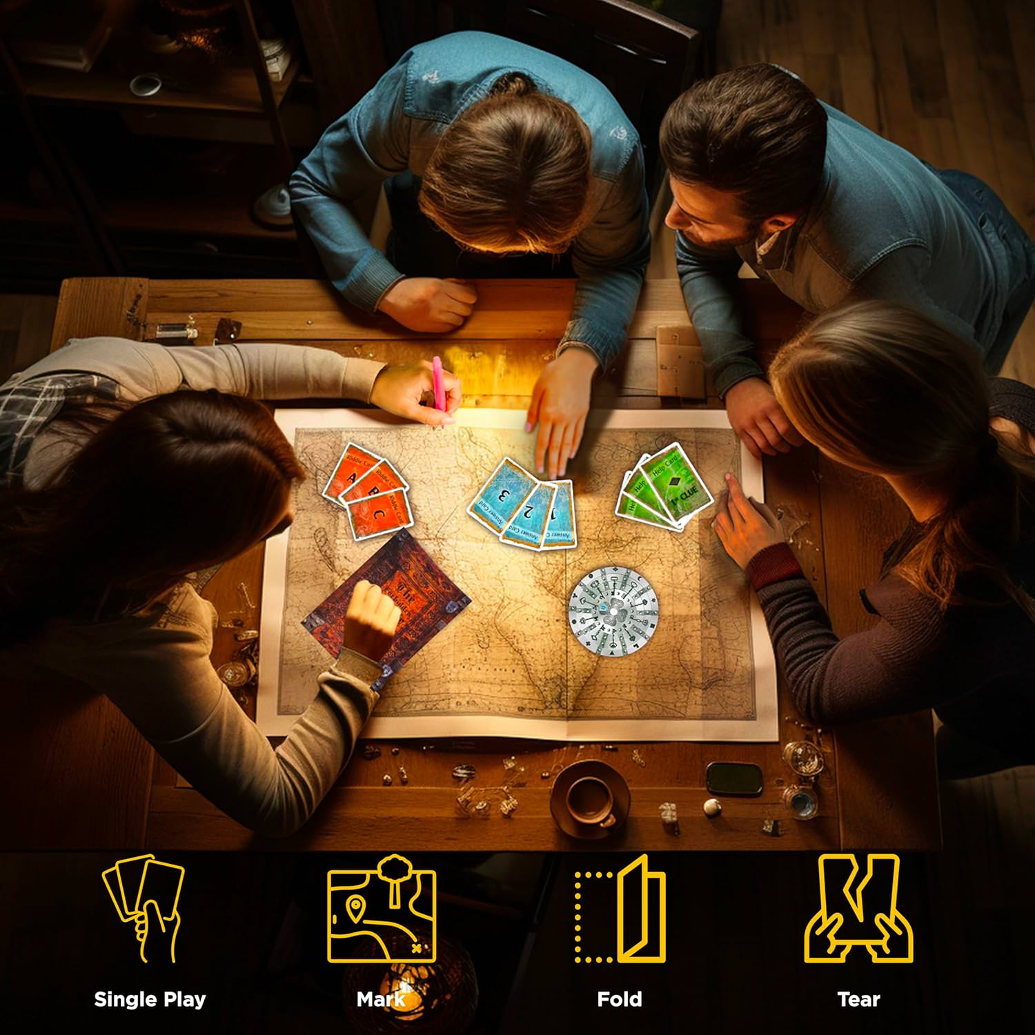 ボードゲーム Exit The Forbidden Castle エグジット 禁断の城 Thames Kosmos 脱出ルーム体験型 中世古城謎解き 1-4人用 12歳以上 難易度4 94コンポーネント Kosmos Helper App対応 ドイツ製高品質