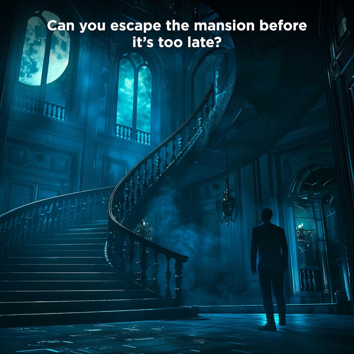 ボードゲーム EXIT The Sinister Mansion エグジット 不気味な邸宅 Thames Kosmos エスケープルーム体験型 1人から4人 推奨年齢12歳以上 プレイ時間60分から120分 難易度3 アプリ不要 協力プレイ 一回限り 英語版 日本語説明書なし
