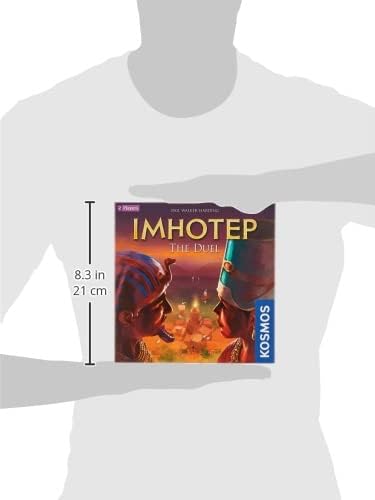 ボードゲーム Imhotep The Duel イムホテップ デュエル Thames Kosmos 古代エジプト 2人専用 戦略ゲーム 建築者対決 記念碑建設 ネフェルティティ アクエンアテン 30分 10歳以上 高品質 木製フィギュア