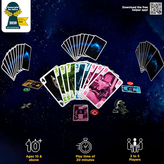 協力型カードゲーム The Crew Quest for Planet Nine ザ クルー クエスト フォー プラネット ナイン Thames Kosmos ドイツゲーム大賞 受賞 宇宙探査 太陽系 第九惑星 50ミッション 3人から5人用 10歳以上