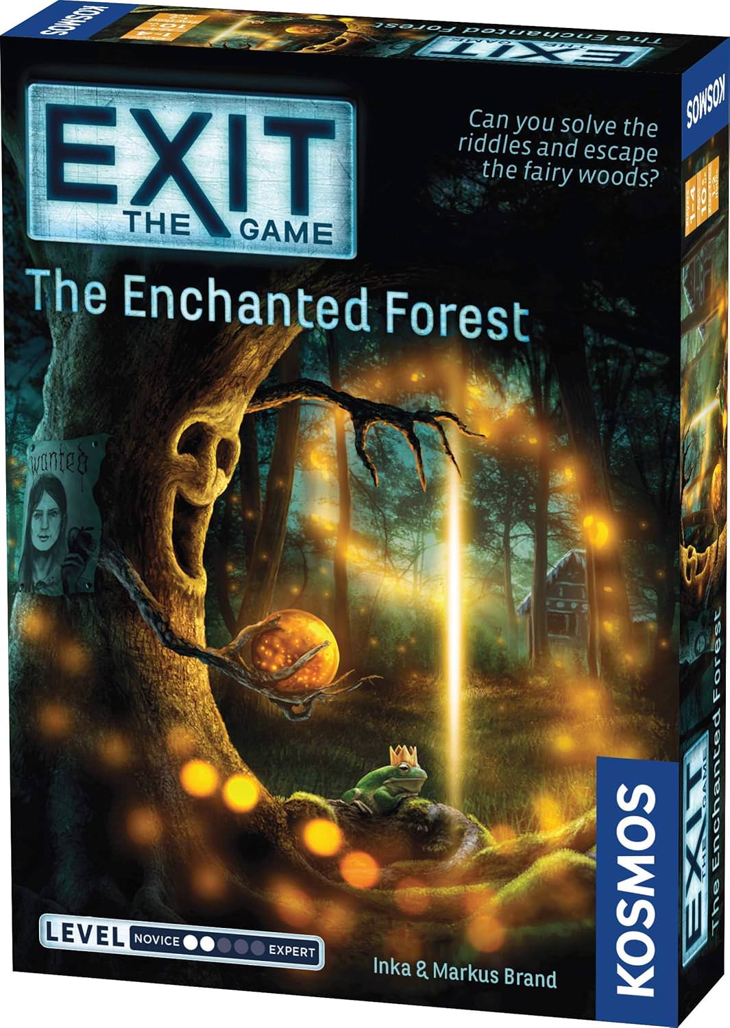 ボードゲーム EXIT The Enchanted Forest エグジット 魔法の森 Thames Kosmos 謎解き 体験型 協力型 一回限り 脱出 冒険 家庭 本格 10歳以上 1-4人 革新的 幻想的 パズル ドイツ 森