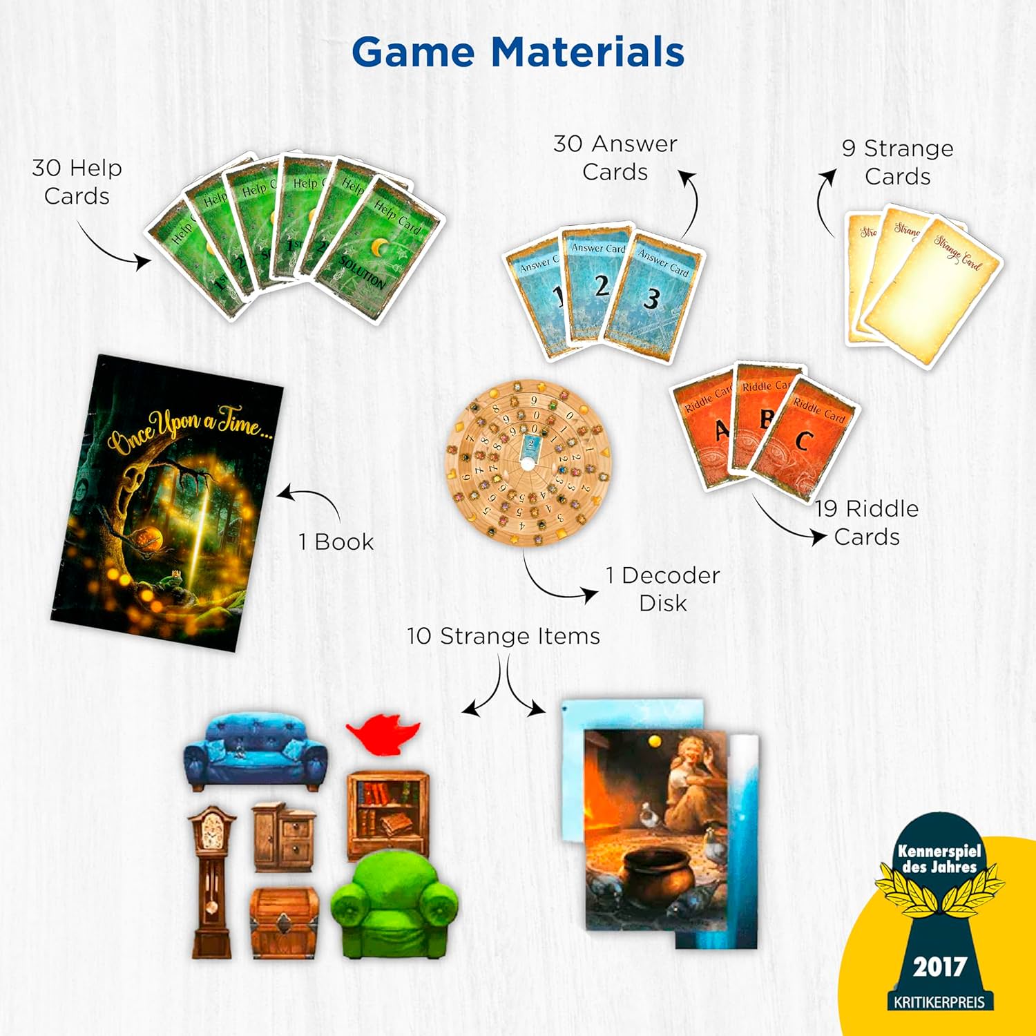 ボードゲーム EXIT The Enchanted Forest エグジット 魔法の森 Thames Kosmos 謎解き 体験型 協力型 一回限り 脱出 冒険 家庭 本格 10歳以上 1-4人 革新的 幻想的 パズル ドイツ 森