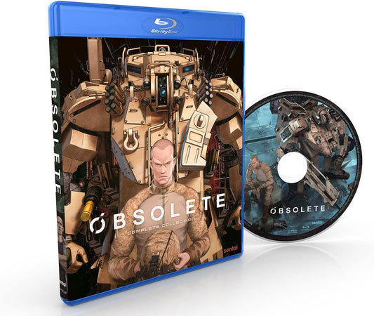 Blu-ray OBSOLETE オブソリート 武右ェ門制作 完全オリジナルフルCGアニメ 全12エピソード収録 奇才虚淵玄原案 シリーズ構成 巨大ロボットEXOFRAME登場 精緻なCGアニメーション 表現 未来社会 軍事力変動 SFアニメーション作品 