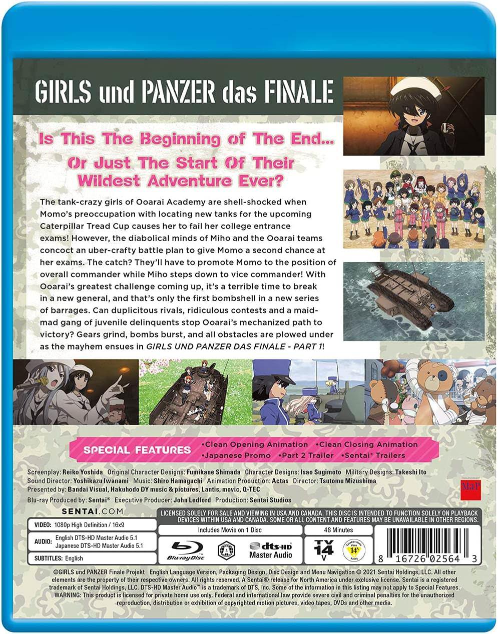 Blu-ray Girls und Panzer das Finale Part 1 アクタス制作 西住みほ率いる大洗女子学園戦車道 新たな指揮官モモ昇格と迫りくるカタピラ杯挑戦 高品質1080p映像と迫力のサラウンド音響で繰り広げる熱い戦車バトルと仲間たちの絆 