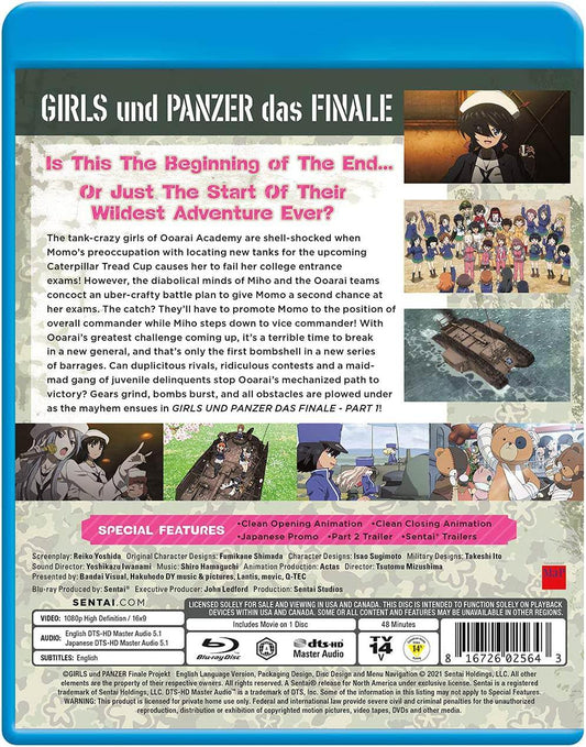 Blu-ray Girls und Panzer das Finale Part 1 アクタス制作 西住みほ率いる大洗女子学園戦車道 新たな指揮官モモ昇格と迫りくるカタピラ杯挑戦 高品質1080p映像と迫力のサラウンド音響で繰り広げる熱い戦車バトルと仲間たちの絆 
