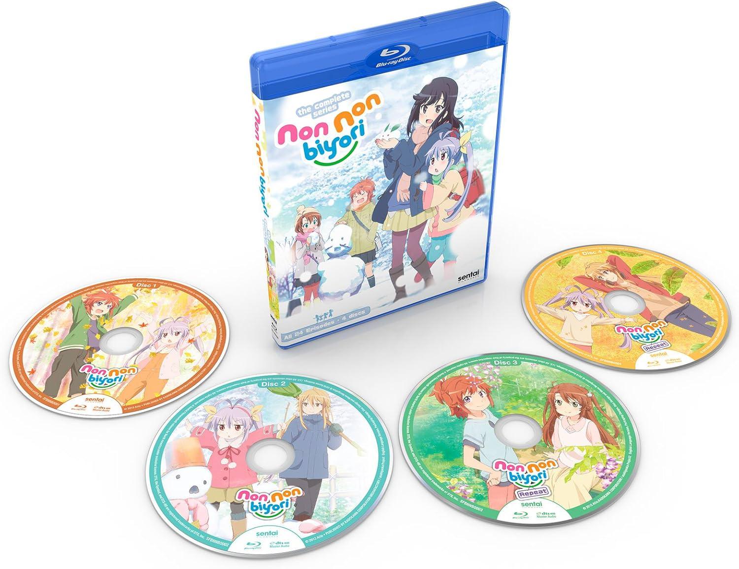 Blu-ray のんのんびより コンプリートコレクション 旭丘分校の田舎の日常を描く人気アニメ 作品の四季折々の美しい風景と心温まるストーリーの全24話収録 集中して癒しを届ける完全版 Blu-ray のんのんびより