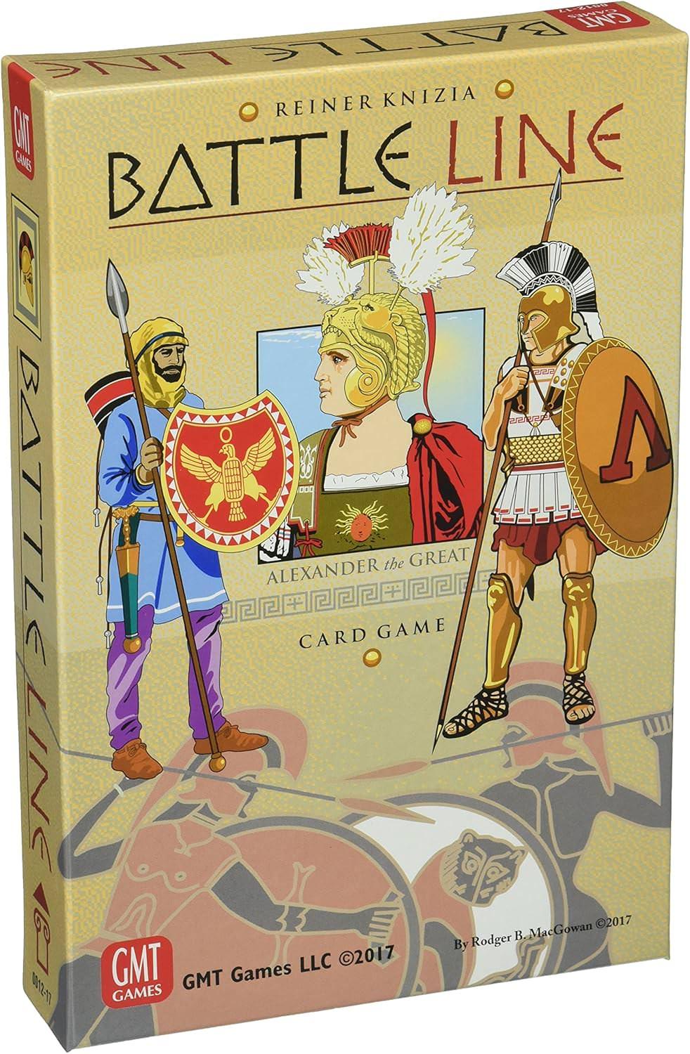 2人用カードゲーム Battle Line Reiner Knizia アレクサンダー大王時代 古代戦術 頭脳戦 戦略カードゲーム フォーメーション戦 タクティクスワイルドカード 英語版 日本語説明書なし