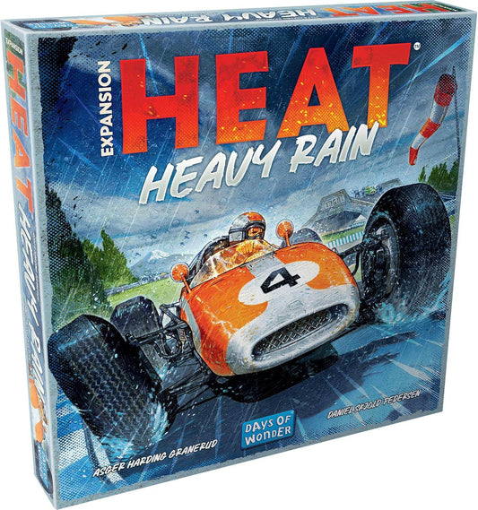 ボードゲーム Heat ー Heavy Rain 拡張セット Heat Pedal to the Metal ブランド 1964年チャンピオンシップ 日本グランプリ メキシコグランプリ 新規トラック追加 紫色のドロップシステム ギアダウン水没セクション 