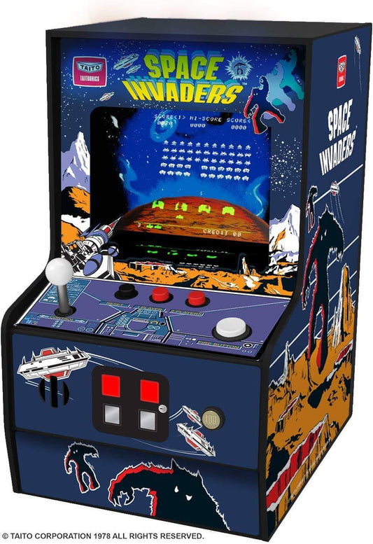 アーケードゲーム スペースインベーダー マイアーケード マイクロプレイヤー レトロゲーム ビデオゲーム 1978年 DGUNL-3279 1/10スケール 手のひらサイズ 反射式スクリーン バックライト 並行輸入品
