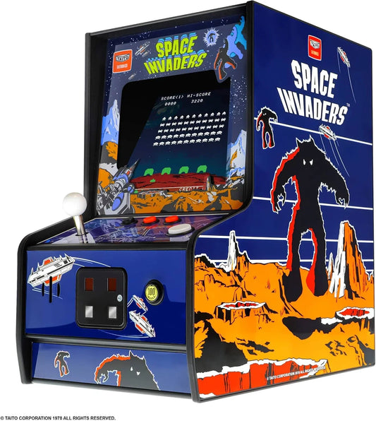 アーケードゲーム スペースインベーダー マイアーケード マイクロプレイヤー レトロゲーム ビデオゲーム 1978年 DGUNL-3279 1/10スケール 手のひらサイズ 反射式スクリーン バックライト 並行輸入品