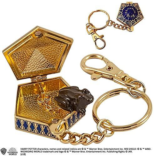 キーチェーン チョコレートガエル ハリーポッター The Noble Collection 精巧レプリカ 六角形箱デザイン ゴールド文字入り 日常使い コンパクトサイズ 魔法世界の入り口 コレクター向け ギフト最適 映画公式ライセンス 高品質素材 並行輸入品
