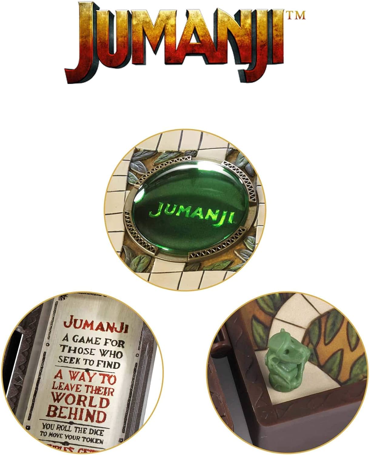 ミニ電子ゲームボード Jumanji ミニ電子ゲームボード レプリカ Noble Collection 映画 ジュマンジ コレクション価値 高精細デボス加工 光るロゴ ドラム音響再現 伝説のボードゲーム ミニチュアトーテム 六面ダイス 7歳以上