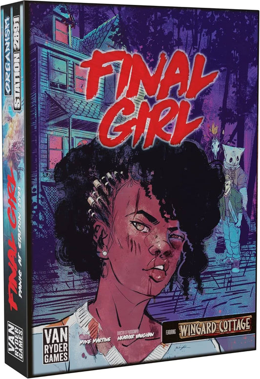 ボードゲーム Final Girl A Knock at the Door ファイナルガール ドアをノックする音 シーズン2 ホラー サバイバル ソロプレイ 一人専用 三人の殺人鬼 侵入者 ウィンガード コテージ クラフトシステム 14歳以上