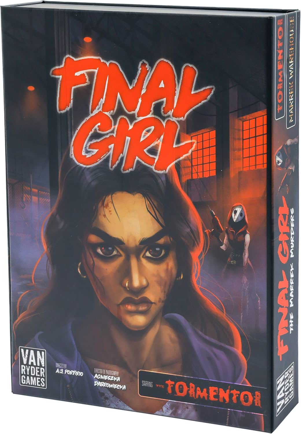 サバイバルホラーボードゲーム ファイナルガール マーレック殺人 Final Girl The Marrek Murders Van Ryder Games 1人用 ソロプレイ 拡張セット モジュラーシステム ゴシックホラー マーレック邸 インカンヤンバ ポーラ
