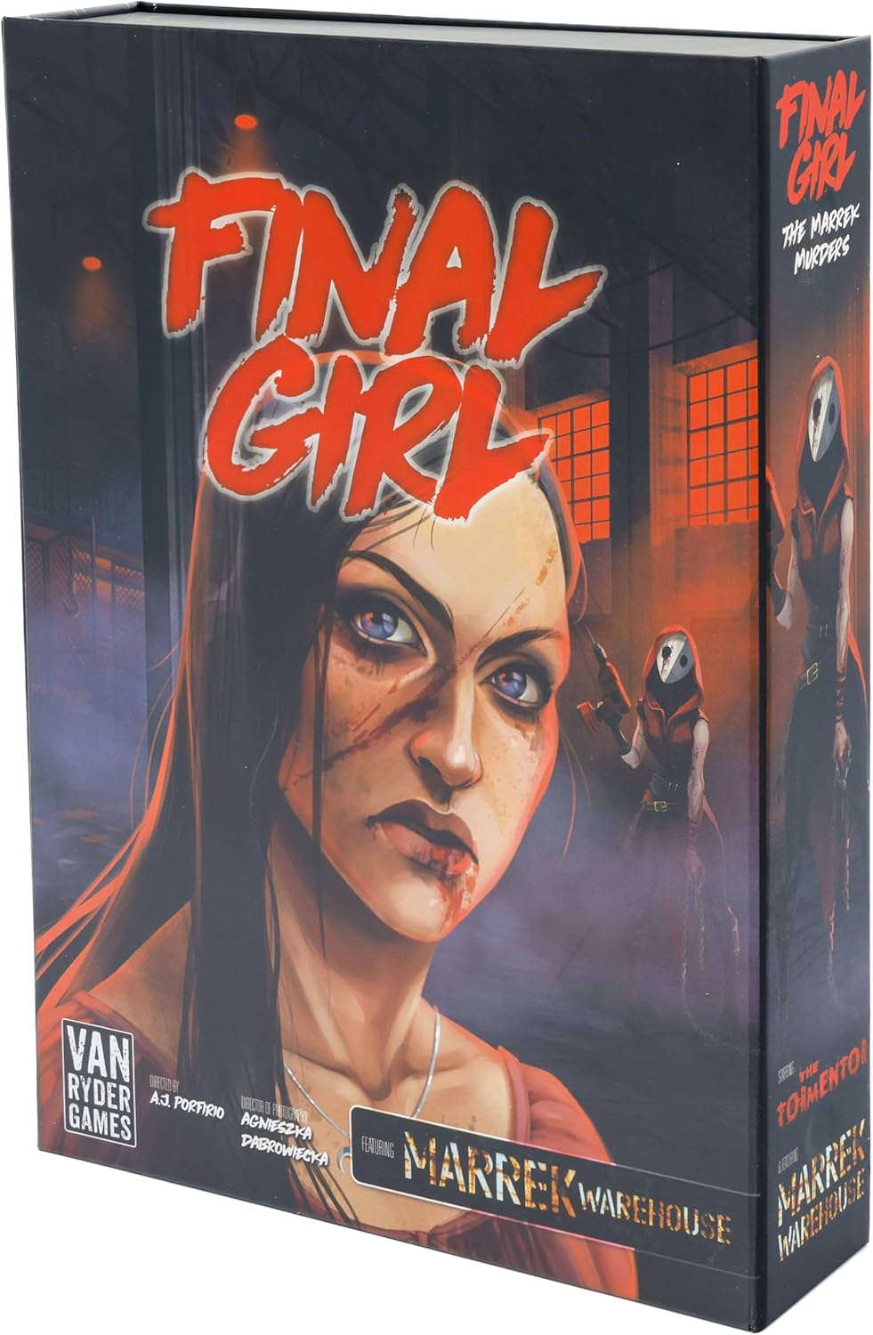 サバイバルホラーボードゲーム ファイナルガール マーレック殺人 Final Girl The Marrek Murders Van Ryder Games 1人用 ソロプレイ 拡張セット モジュラーシステム ゴシックホラー マーレック邸 インカンヤンバ ポーラ