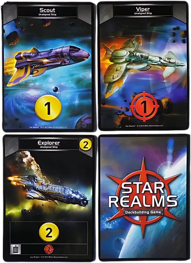 カードゲーム Star Realms Colony Wars Star Realms デッキ構築 宇宙戦闘 スタンドアロン 銀河 オーソリティ シップ 基地 コンバット トレード スカウト ヴァイパー トレードロウ アライ・アビリティ 派閥 英語版 日本語説明書なし