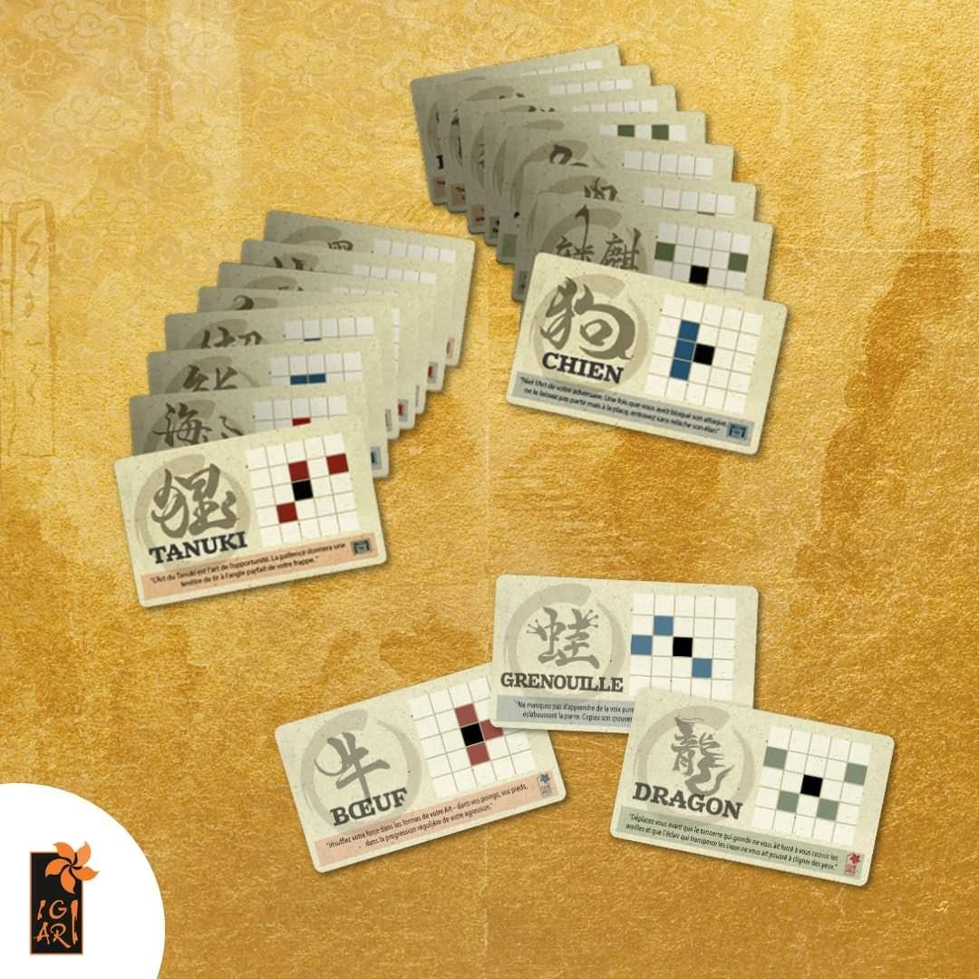 ボードゲーム Onitama オニタマ Arcane Wonders 古代日本の武術テーマ 戦略性高い2人用抽象戦略ゲーム 短時間15分プレイ ロールアップネオプレン製マット マスター学生コマ16移動カード付き 高品質収納箱付き英語版 日本語説明書なし