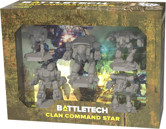 ボードゲーム BattleTech Clan Command Star バトルテック クラン戦術 コマンダーセット 精密完成品OmniMechフィギュア5種 クラン 技術 軍団 指揮 内部星域戦略 SF世界 戦闘文化 トゥーマン ウルフ軍団 超重量級火力 多彩汎用機 並行輸入品