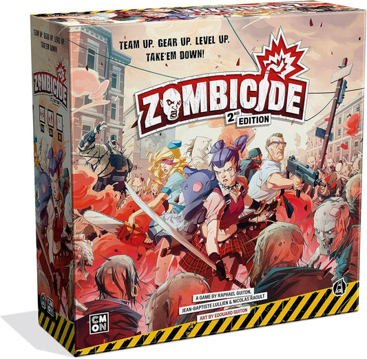 ボードゲーム ZOMBICIDE 2ND EDITION ゾンビサバイバル ZOMBICIDE 戦闘システム多彩な武器二刀流戦術的選択肢ノイズ発生リスク 移動システム車両アクションコンパニオンシステム環境交渉ドア開閉戦略的脱出 Exit Zone英語版 日本語説明書なし