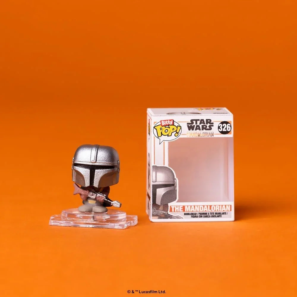 Bitty POP! ザ・マンダロリアン 4パック ファンコ スター・ウォーズ フィギュア クイール ジャワ族 ミステリーフィギュア デフォルメスタイル ミニチュア コンパクトサイズ 手のひらサイズ コレクションセット 並行輸入品