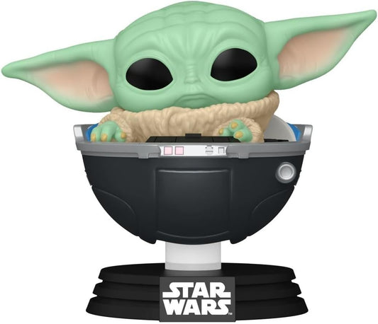 フィギュア スター・ウォーズ マンダロリアン グローグー Funko POP ホバリングプラム ボブルヘッド 11センチメートル #664 高品質ビニール素材 Disney+ 実写ドラマ ヨーダ同種族 フォース能力 テレキネシス 治癒能力