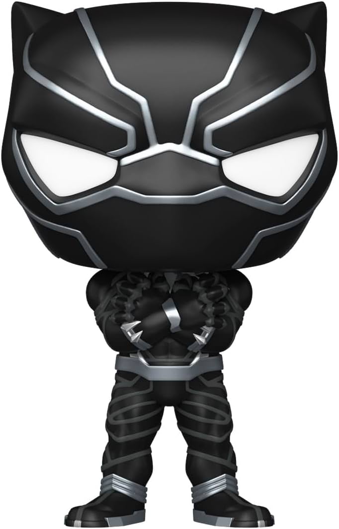 フィギュア Funko Pop Marvel New Classics Black Panther ブラックパンサー ティ・チャラ ワカンダ 国王 ヒーロー アベンジャーズ 全高10.8cm ビニール製 デフォルメスタイル コレクター 戦士 科学者 超人的力 威厳 力強さ