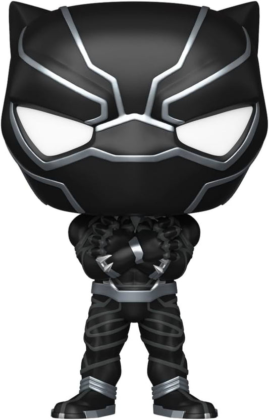 フィギュア Funko Pop Marvel New Classics Black Panther ブラックパンサー ティ・チャラ ワカンダ 国王 ヒーロー アベンジャーズ 全高10.8cm ビニール製 デフォルメスタイル コレクター 戦士 科学者 超人的力 威厳 力強さ