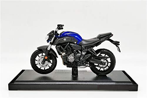 ミニカー ヤマハ MT-07 2018 1/18スケール Maisto マイスト 精巧な技術で再現された迫力あるモデル 本物さながらのディテール フロントフォーク エンジン マフラーなど細部まで忠実に表現されたバイクファン必携のコレクションアイテム