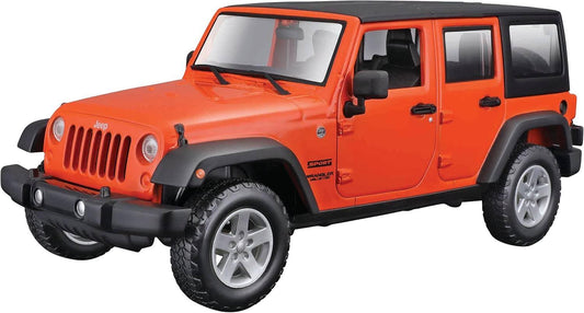 ミニカー ジープ ラングラー アンリミテッド マイスト 2015年 モデル 4×4 文化 象徴 精巧 ダイキャスト 1:24 スケール 4ドア 広々 室内 V6 エンジン 285馬力 260トルク 悪路 走破性 ボディ オン フレーム 構造 オフロード 性能 リアル ディテール 再現