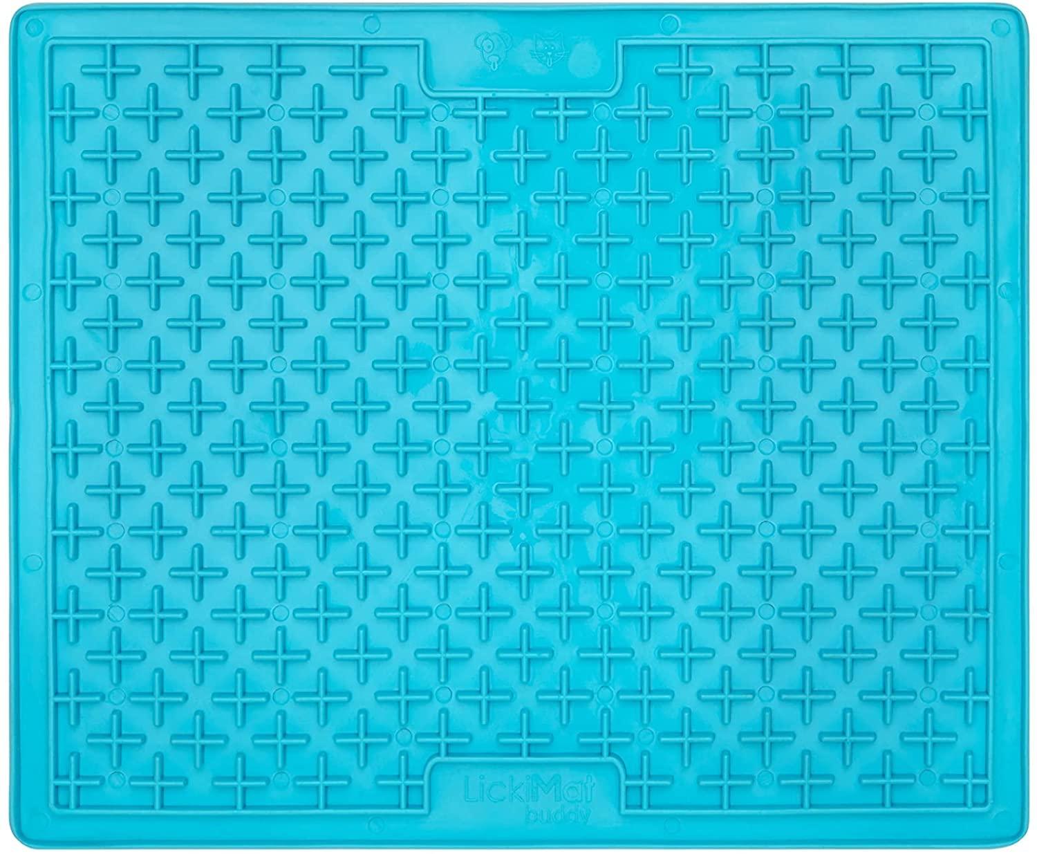 ペット用品 リッキーマット クラシック バディ XL ペット用フードマット 獣医師開発 早食い防止 ストレス軽減 口腔ケア 健康促進 冷凍可能 電子レンジ対応 食洗機対応 食品グレードTPRゴム 30cm×25.5cm - Trade Center