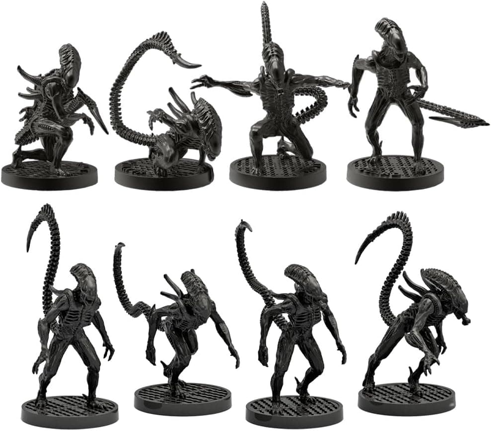 エイリアン ウォリアー ミニチュア 12体セット【絶望的な没入感を卓上に】TRPG ボードゲーム フィギュア