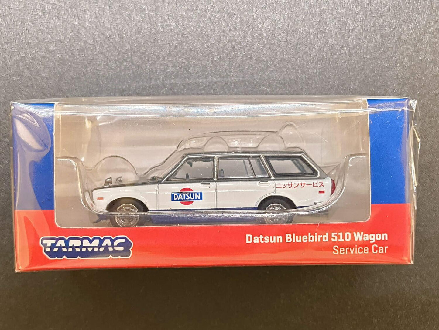 ミニカー レアカラー版 1/64 Tarmac Works Datsun Bluebird 510 ワゴン サービスカー Global64 1964年 未塗装 ダイキャストモデル DIYカスタム 精密模型 ディテール抜群 デスク飾り 自動車模型 日産 ブルーバード 510型 - Trade Center