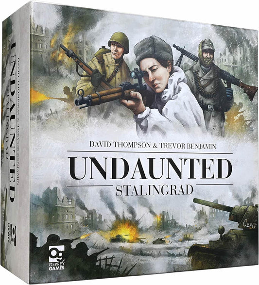 ボードゲーム Undaunted Stalingrad Undauntedシリーズ 第二次世界大戦 最大の市街戦 スターリングラードの戦い 戦術的デッキ構築型 2人用 14歳以上 プレイ時間45から75分 高評価受賞作 ゲームメディア絶賛 