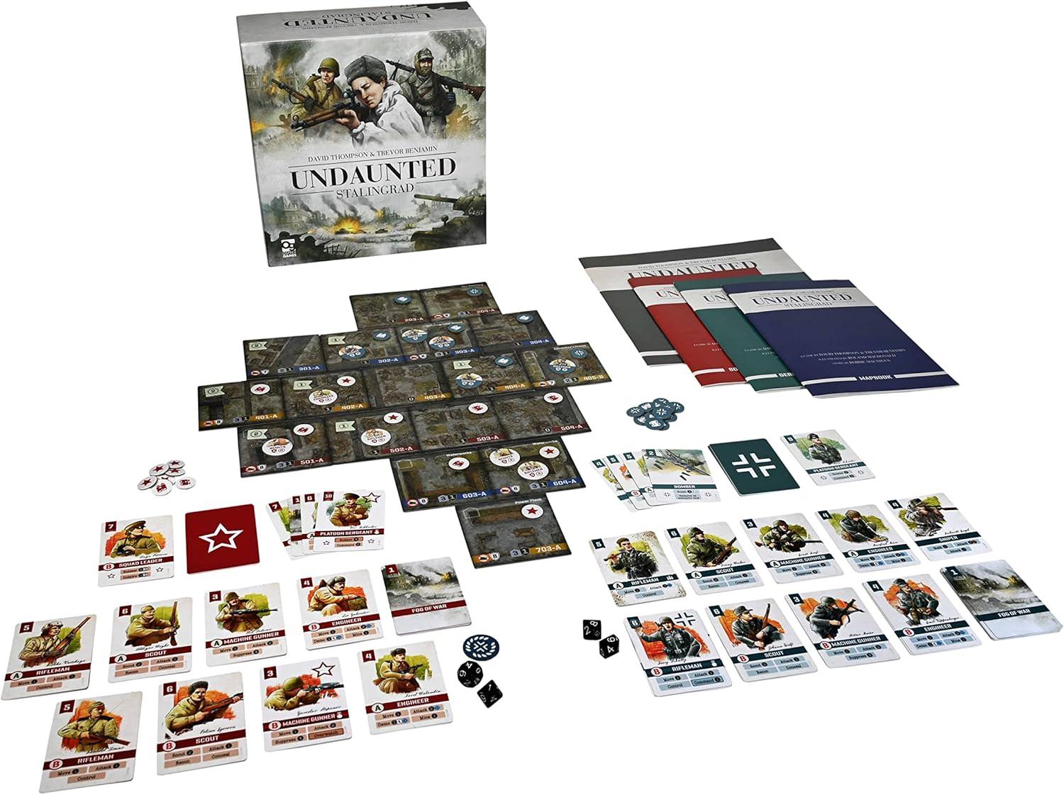 ボードゲーム Undaunted Stalingrad Undauntedシリーズ 第二次世界大戦 最大の市街戦 スターリングラードの戦い 戦術的デッキ構築型 2人用 14歳以上 プレイ時間45から75分 高評価受賞作 ゲームメディア絶賛 