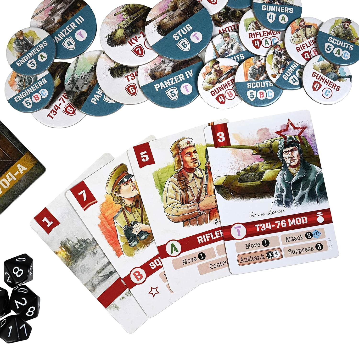ボードゲーム Undaunted Stalingrad Undauntedシリーズ 第二次世界大戦 最大の市街戦 スターリングラードの戦い 戦術的デッキ構築型 2人用 14歳以上 プレイ時間45から75分 高評価受賞作 ゲームメディア絶賛 