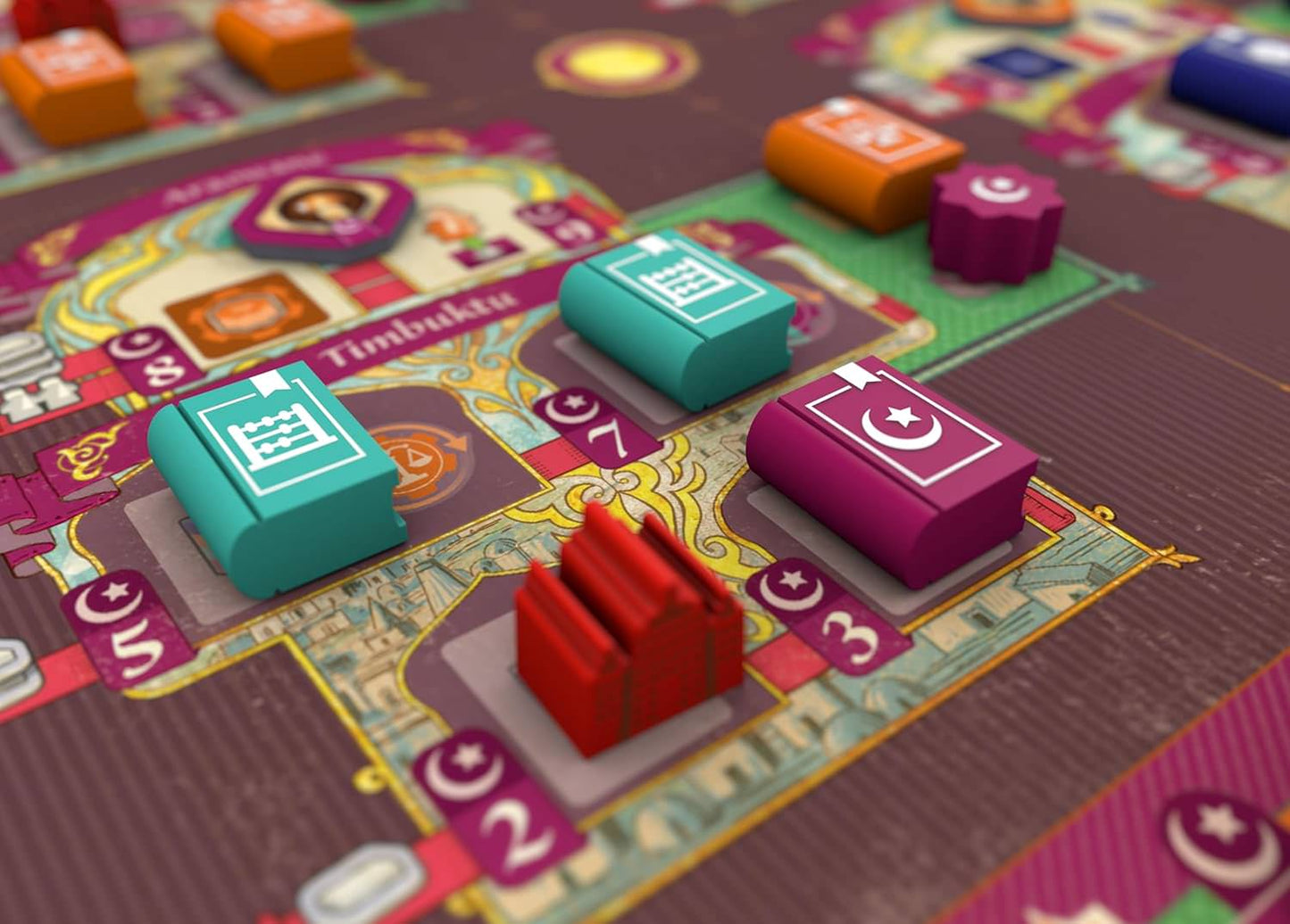 ボードゲーム サンコア：マンサ・ムサの誇り Sankore: The Pride of Mansa Musa Osprey Games 戦略ユーロゲーム 14世紀西アフリカマリ帝国 1-4人用 150分 14歳以上 トンブクトゥサンコレ大学 学者学問神学法律数学天文学