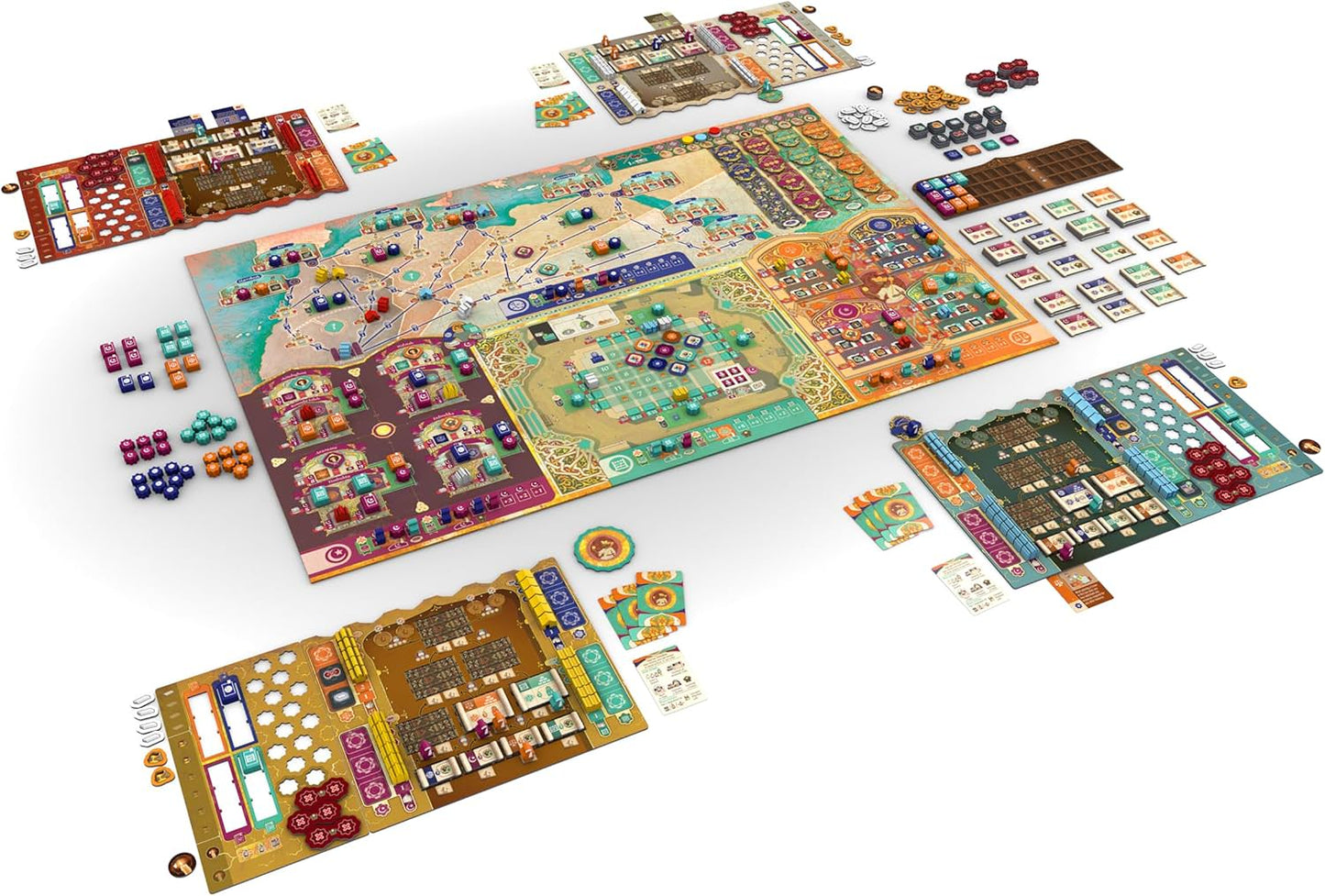 ボードゲーム サンコア：マンサ・ムサの誇り Sankore: The Pride of Mansa Musa Osprey Games 戦略ユーロゲーム 14世紀西アフリカマリ帝国 1-4人用 150分 14歳以上 トンブクトゥサンコレ大学 学者学問神学法律数学天文学