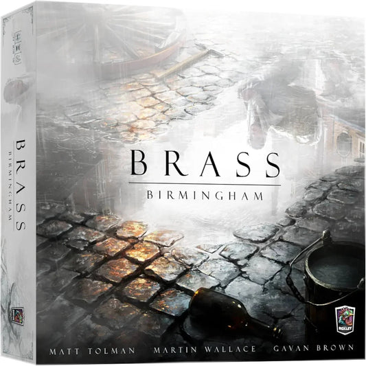 ボードゲーム Brass: Birmingham 産業革命期の経済戦略ボードゲーム 2-4人用 60-120分 14歳以上 英語版 運河時代 鉄道時代 ビール生産 醸造所 陶器 製造品 ネットワーク構築 英語版 日本語説明書なし