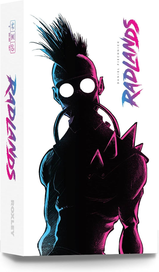 カードゲーム ラドランズ Radlands Roxley Games 終末世界 文明崩壊 2人用 対戦型 水リソース 戦略 ストラテジー キャンプ 防衛 生存者 部族 攻防 シナジー 相乗効果 Daniel Piechnick デザイナー 受賞作品 奥深い