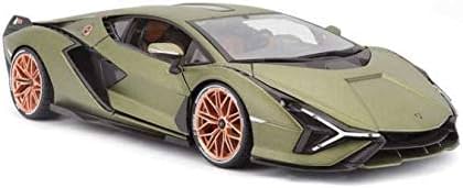 Lamborghini Sián FKP 37 1/18 scale die-cast model car. Exquisite detail and futuristic design. 819 horsepower. Limited production of only 63 units. The ultimate hybrid hypercar.
