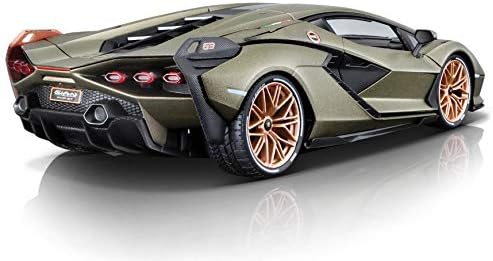 Lamborghini Sián FKP 37 1/18 scale die-cast model car. Exquisite detail and futuristic design. 819 horsepower. Limited production of only 63 units. The ultimate hybrid hypercar.