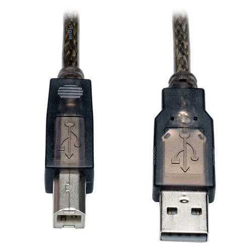 USB アクティブリピーターケーブル 高速 480Mbps 長距離 36フィート 約11メートル USB 2.0 Aコネクタ USB Bコネクタ Tripp Lite U042-036 信号増幅 内蔵リピーター Windows Mac OS対応 プラグアンドプレイ設計 コンパクトサイズ