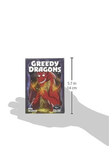 ボードゲーム グリーディ ドラゴンズ Evil Hat Productions 欲張りなドラゴンたちの宝物奪い合いカード積み重ね戦略ゲーム 短時間プレイ 複数人数対応 シンプルながら奥深い知略バトル 宝石レアアイテム作成 