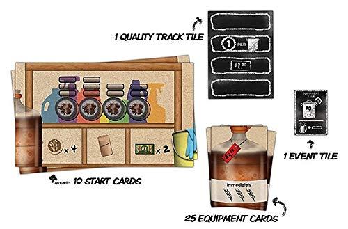 ボードゲーム Homebrewers Getting Equipped Mini Expansion Homebrewers 25種類のユニークな設備カード 戦略性高いドラフトゲーム リプレイ性抜群 8ヶ月のゲーム進行 4ビールカテゴリー対応 ホームブルーイング醸造対戦用 