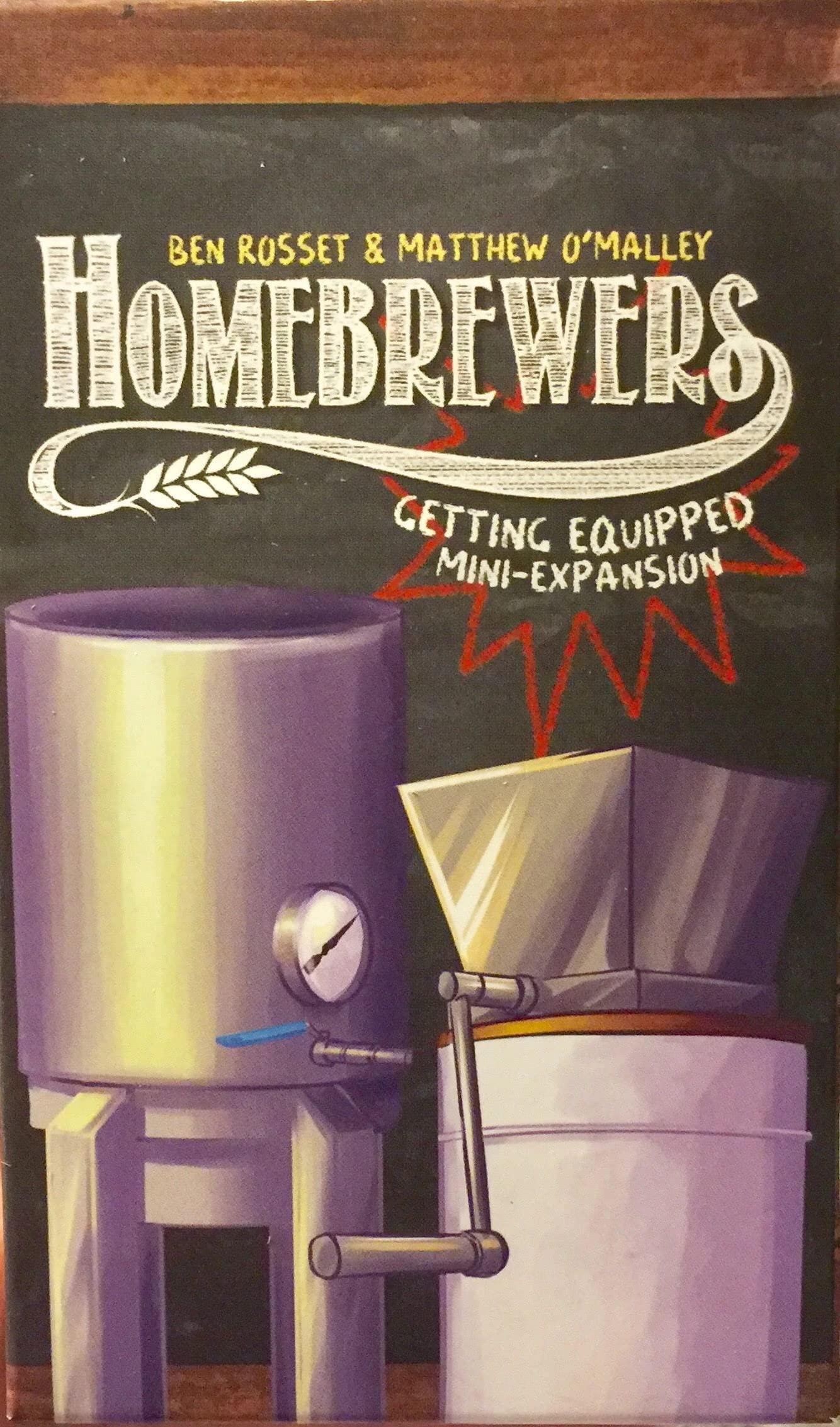 ボードゲーム Homebrewers Getting Equipped Mini Expansion Homebrewers 25種類のユニークな設備カード 戦略性高いドラフトゲーム リプレイ性抜群 8ヶ月のゲーム進行 4ビールカテゴリー対応 ホームブルーイング醸造対戦用 